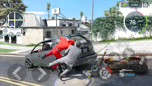 Gameplay screenshot 1 from Driving Motor Racing Simulator - Racing game